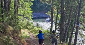caminos cerca del río